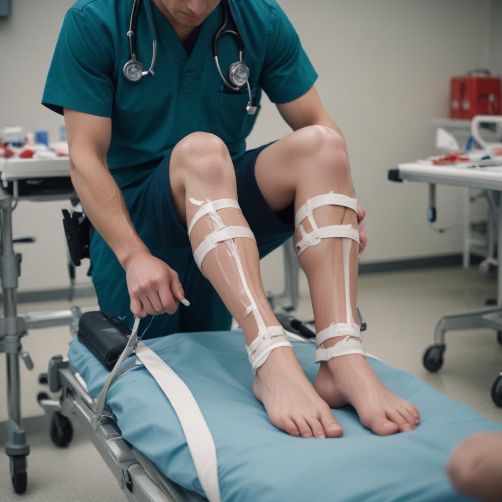 Перелом голени: симптомы, первая помощь и методы лечения
