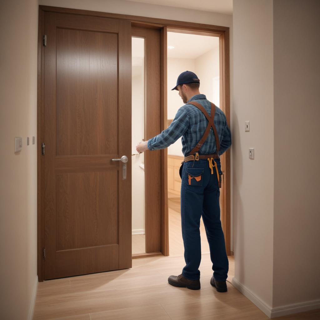 Межкомнатные двери: порядок замера, доставки и монтажа